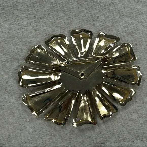 Vintage MCM Colorful Retro Flower Brooch Set 60s 70s Hippie Colorful Floral - Picture 10 of 14